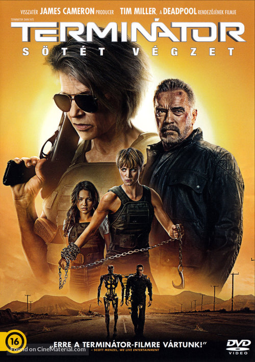 Terminator: Dark Fate - Hungarian DVD movie cover