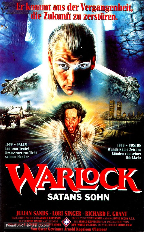 Warlock - German VHS movie cover