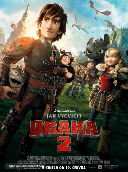 How to Train Your Dragon 2 - Czech Movie Poster