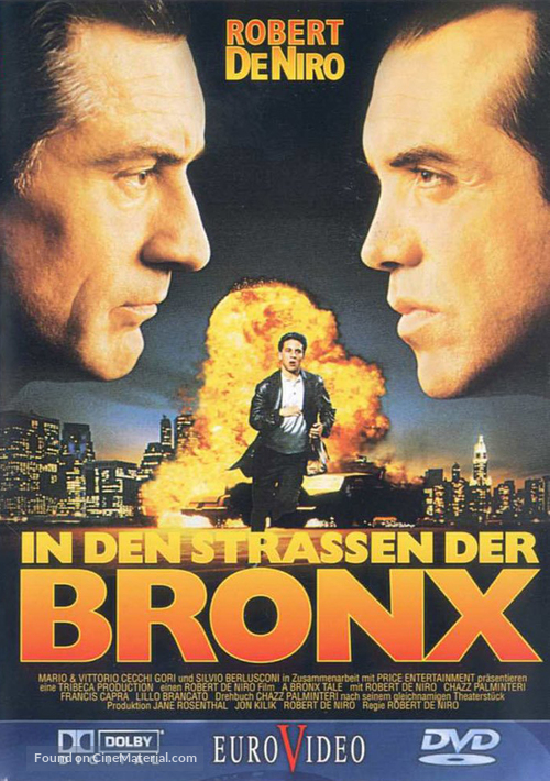 A Bronx Tale - German DVD movie cover