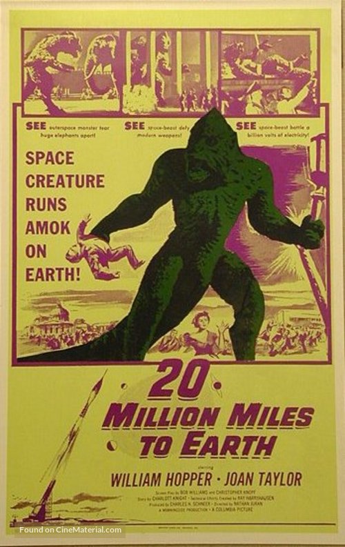 20 Million Miles to Earth - Movie Poster