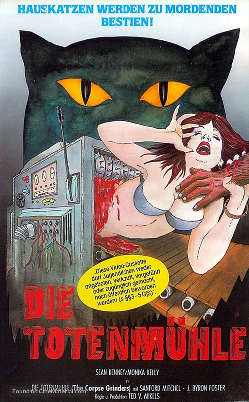 The Corpse Grinders - German VHS movie cover