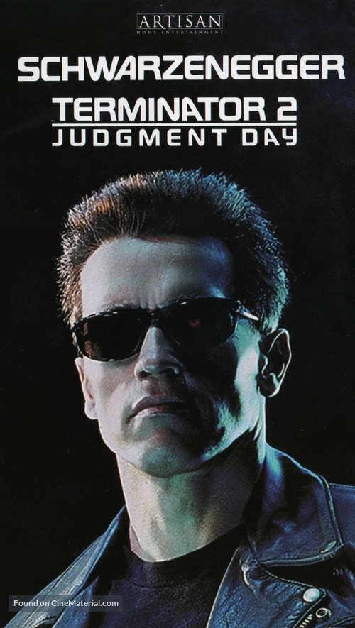 Terminator 2: Judgment Day - VHS movie cover