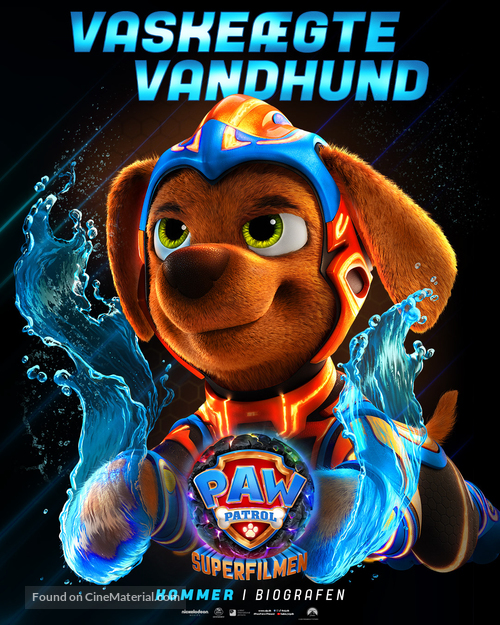 PAW Patrol: The Mighty Movie - Danish Movie Poster