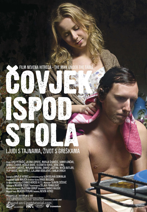 Covjek ispod stola - Croatian Movie Poster