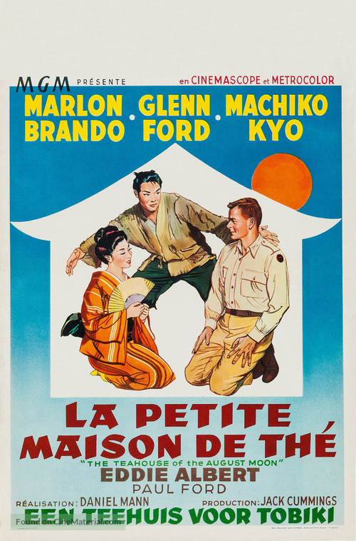 The Teahouse of the August Moon - Belgian Movie Poster