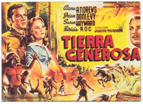 Canyon Passage - Spanish Movie Poster