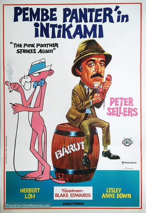 The Pink Panther Strikes Again - Turkish Movie Poster