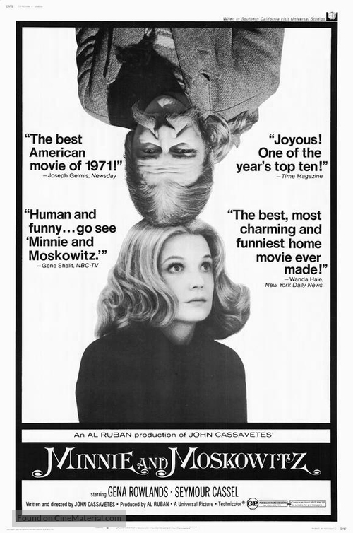 Minnie and Moskowitz - Movie Poster