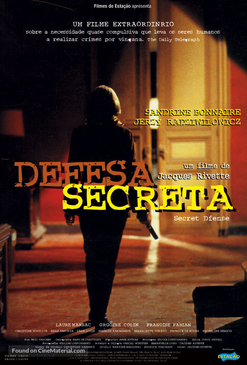Secret d&eacute;fense - Brazilian Movie Poster