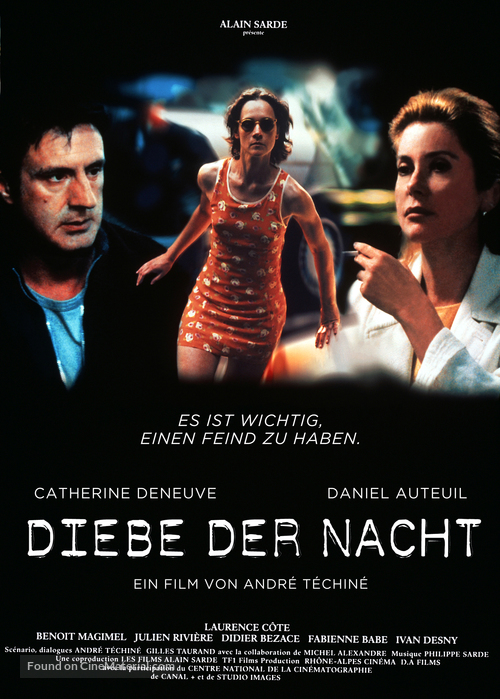 Les voleurs - German DVD movie cover