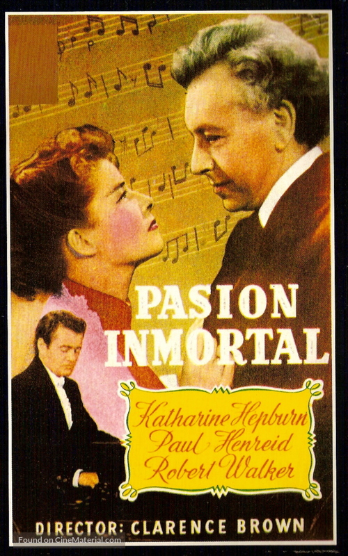 Song of Love - Spanish Movie Poster