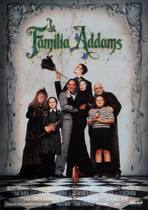 The Addams Family - Spanish Movie Poster