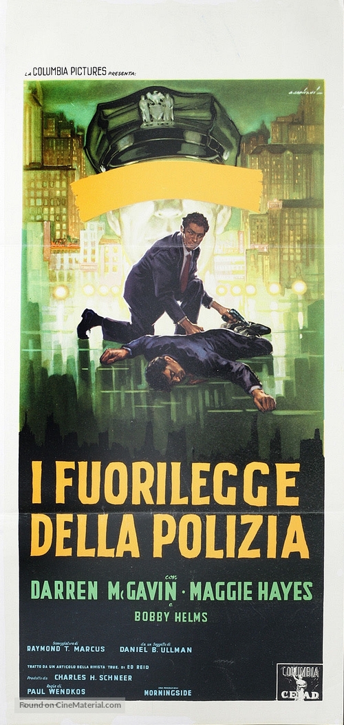 The Case Against Brooklyn - Italian Movie Poster