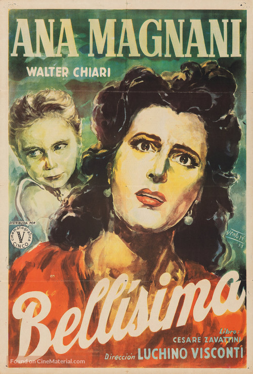 Bellissima - Argentinian Movie Poster