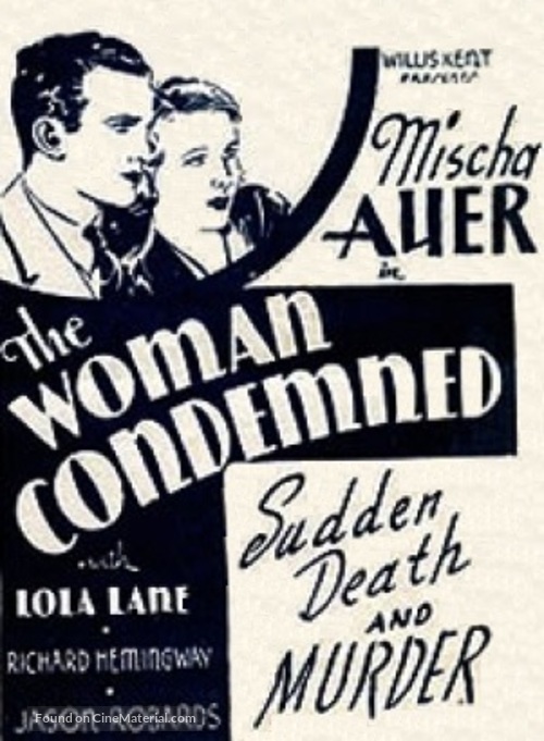 The Woman Condemned - Movie Poster