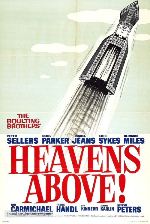 Heavens Above! - British Movie Poster