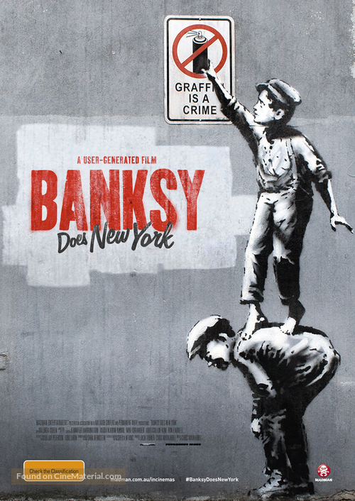 Banksy Does New York - Australian Movie Poster