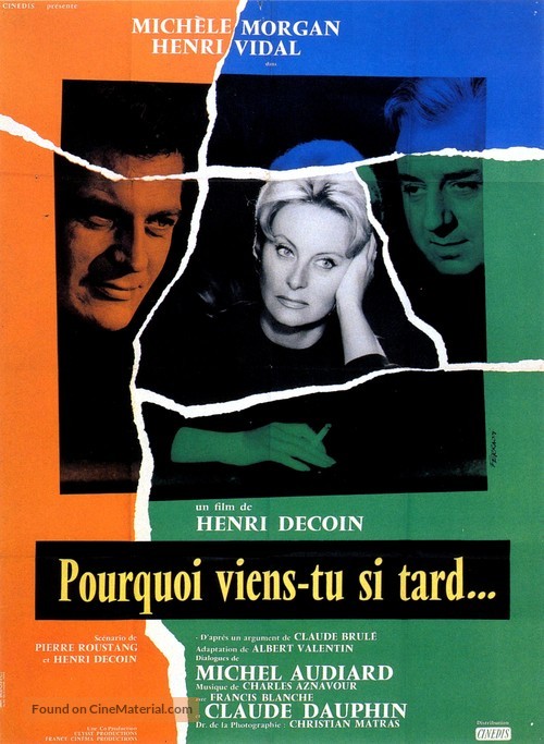 Pourquoi viens-tu si tard? - French Movie Poster