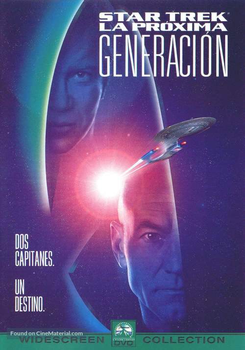 Star Trek: Generations - Spanish DVD movie cover