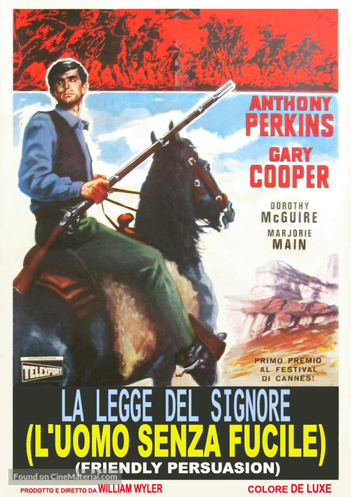 Friendly Persuasion - Italian Movie Poster