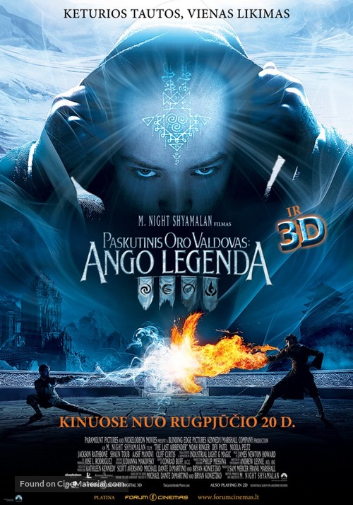 The Last Airbender - Lithuanian Movie Poster