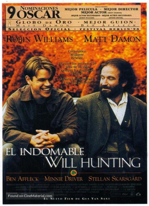 Good Will Hunting - Spanish Movie Poster