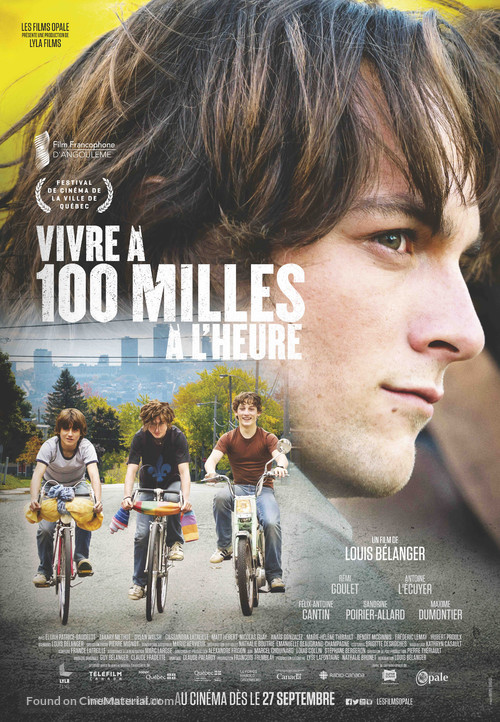 Vivre &agrave; 100 milles &agrave; l&#039;heure - Canadian Movie Poster