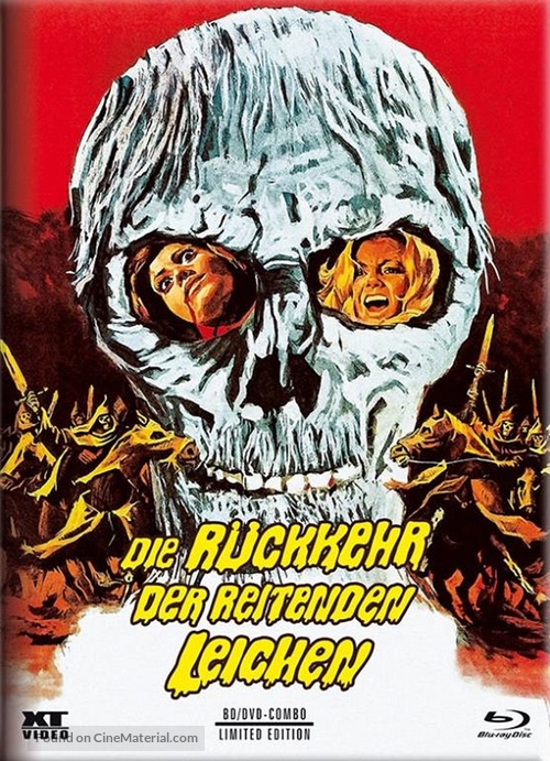 El ataque de los muertos sin ojos - Austrian Blu-Ray movie cover