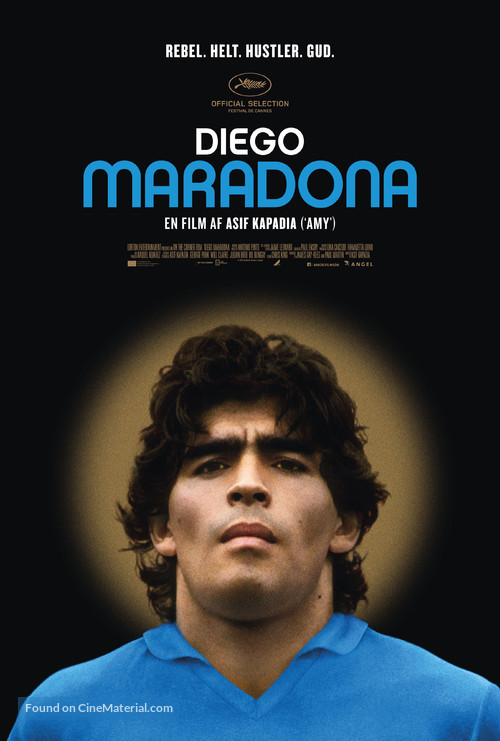 Diego Maradona - Danish Movie Poster