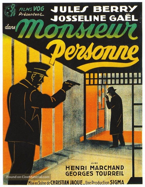 Monsieur Personne - French Movie Poster