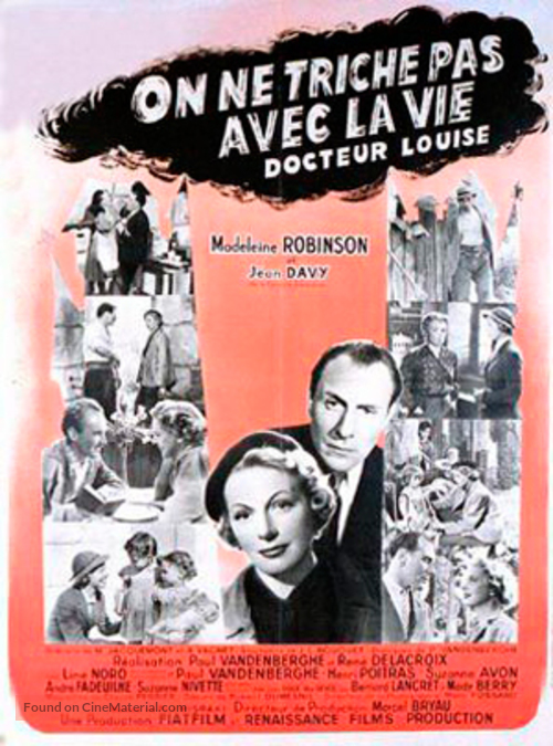 On ne triche pas avec la vie - French Movie Poster