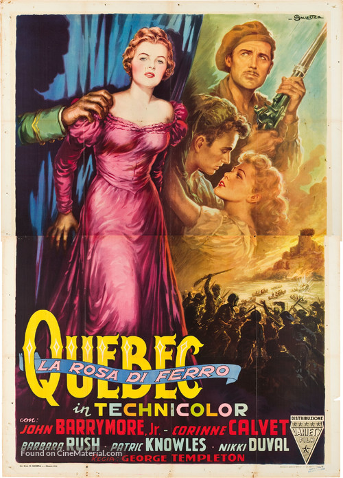 Quebec - Italian Movie Poster