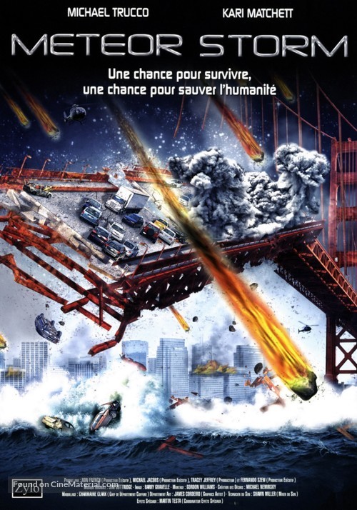 Meteor Storm - French DVD movie cover