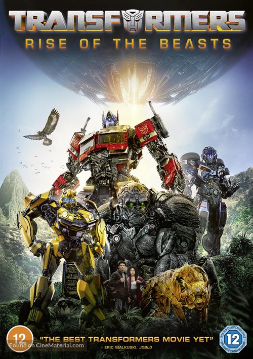Transformers: Rise of the Beasts - British DVD movie cover