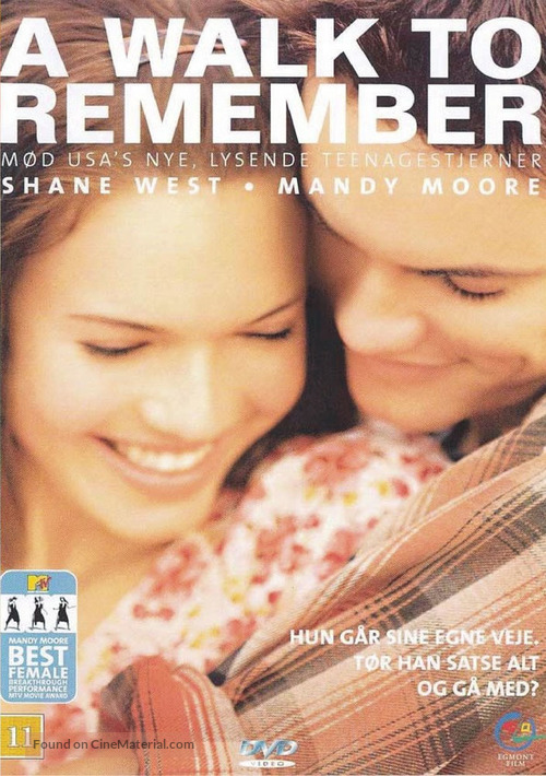 A Walk to Remember - Danish poster