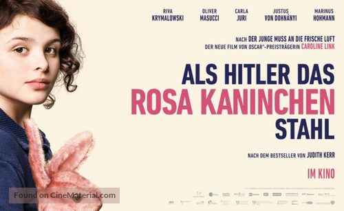 Als Hitler das rosa Kaninchen stahl - German Movie Poster