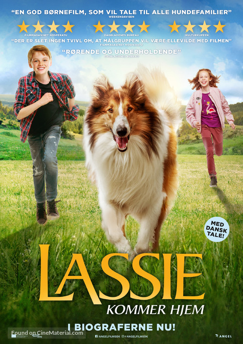 Lassie - Eine abenteuerliche Reise - Danish Movie Poster