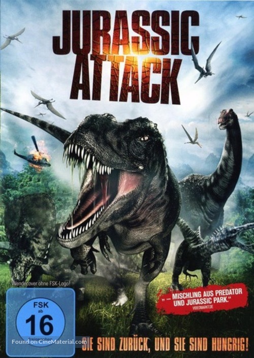 Jurassic Attack - German Blu-Ray movie cover