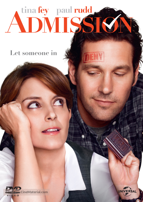 Admission - British DVD movie cover