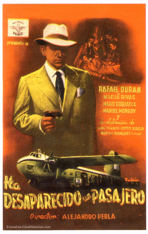 Ha desaparecido un pasajero - Spanish Movie Poster