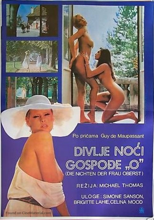 Die Nichten der Frau Oberst - Yugoslav Movie Poster