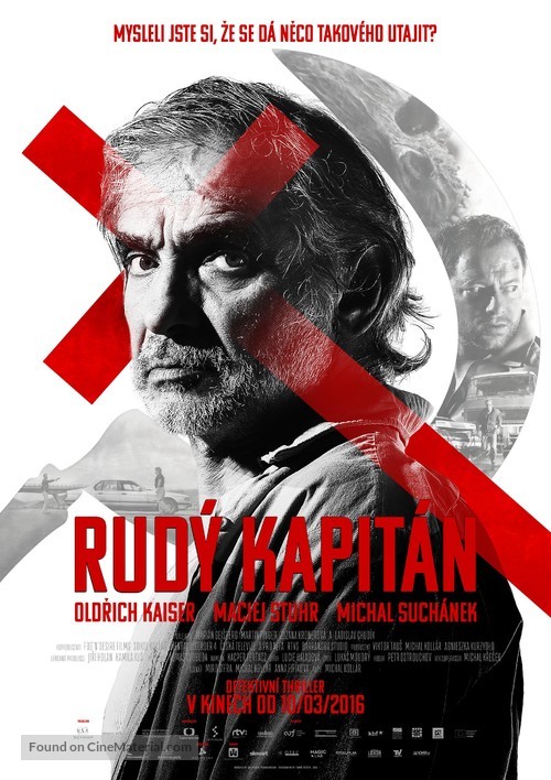 Rud&yacute; kapit&aacute;n - Czech Movie Poster