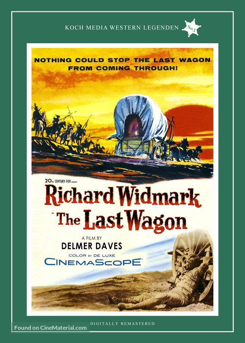 The Last Wagon - German DVD movie cover