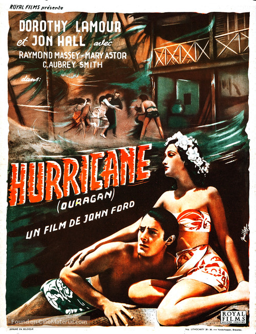 The Hurricane - Belgian Movie Poster