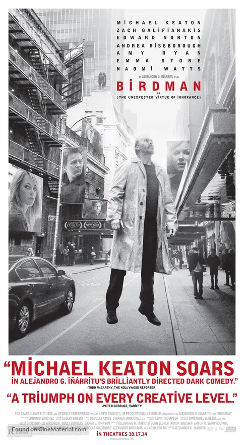 2014 Birdman Or (The Unexpected Virtue Of Ignorance) 2014 Birdman Or (The Unexpected Virtue Of Ignorance)