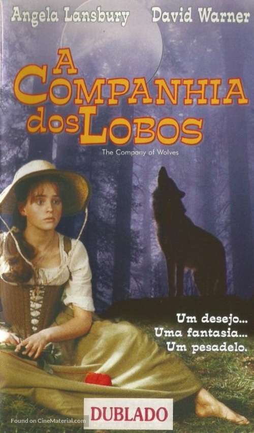 The Company of Wolves - Brazilian VHS movie cover