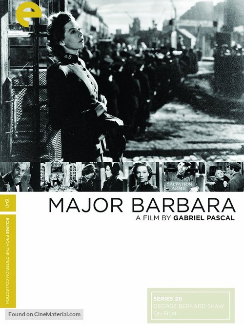 Major Barbara - DVD movie cover