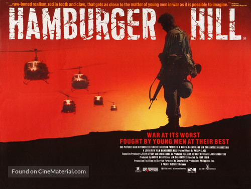 Hamburger Hill - British Movie Poster