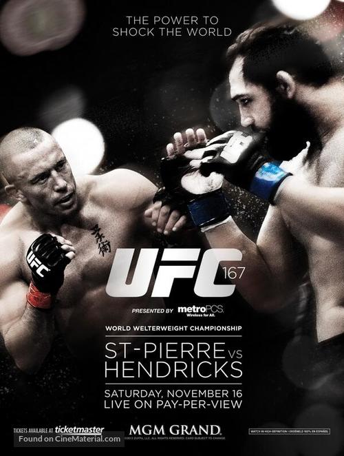 UFC 167: St-Pierre vs. Hendricks - Movie Poster
